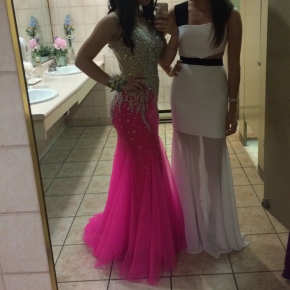 Pink Glittery Prom Dress - Picture 4 of 7